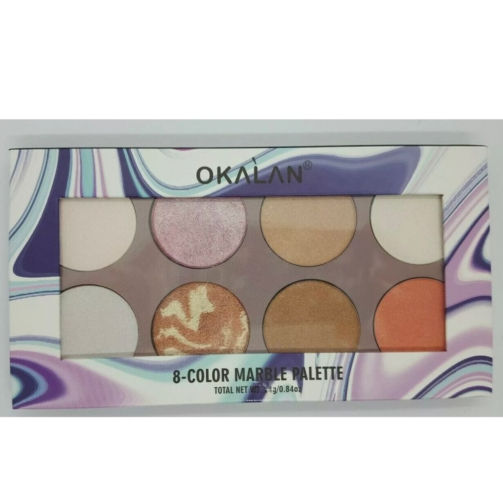 Okalan 8-Color Marble 🎨 palette